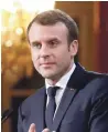  ??  ?? Emmanuel Macron, presidente de Francia.