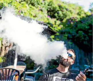  ?? SIMON O’CONNOR/STUFF ?? Kraal Davis has organised a vape day at the Treehouse Bar on Saturday.