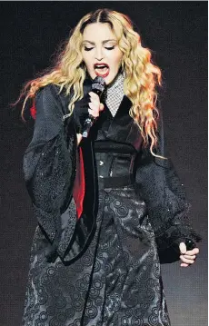  ?? Foto: AP/Bieri ?? Feminismus, Sexyness, Cleverness: Madonna verkaufte sich glänzend.