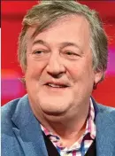  ??  ?? Operation: Comic Stephen Fry