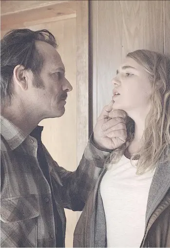  ?? TIFF ?? Bill Paxton and Sophie Nélisse in Mean Dreams.