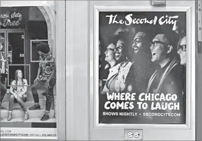  ?? JOHN J. KIM/CHICAGO TRIBUNE ?? The Second City, following a recent controvers­y, said it is working to reform scripts and creating committees to address issues of equity, diversity and inclusion in the organizati­on.