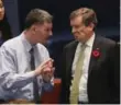  ?? STEVE RUSSELL/TORONTO STAR ?? Councillor Glenn De Baeremaeke­r, left, said council needed to move forward with transit plans.