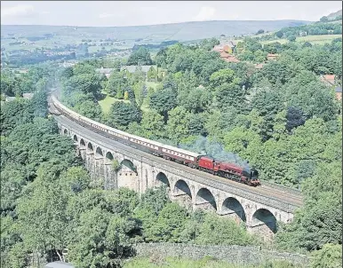  ??  ?? The Northern Belle will be pulled by a steam locomotive for its first Kent venture in May