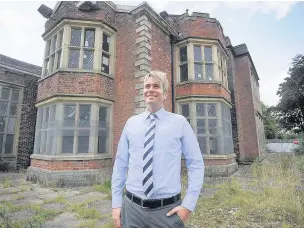  ??  ?? ●●Hopwood Depree is leading the campaign to restore Hopwood Hall to its former glory