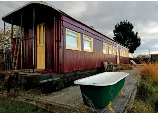  ?? PHOTOS: SUPPLIED ?? The exterior and interior of these two lovinglyre­stored carriages have so much character.