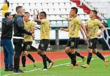  ?? /FOTO: DIMAYOR ?? El equipo de Rionegro se posiciona en el puesto 13 de la Liga BetPlay Dimayor 2021-2 con 10 puntos en 9 partidos jugados.