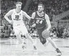  ?? JEFF HANISCH/ USA TODAY SPORTS ?? Creighton’s Mitch Ballock says he has worn 24 jerseys because of Kobe since he was 9.