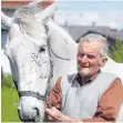  ?? FOTO: BÖLSTLER ?? Auch 2017 wird Josef Müller mit seinem Pferd am Blutritt in Weingarten teilnehmen.