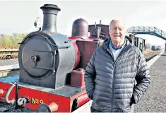  ??  ?? All aboard: Chris Tarrant examined the role of the train in the First World War