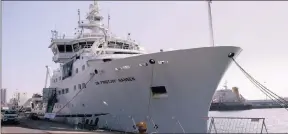  ?? PICTURES: SIBONELO NGCOBO ?? SHIP SHAPE: The Dr Fridtjof Nansen, arguably the world’s most advanced research vessel, docked in Durban harbour.