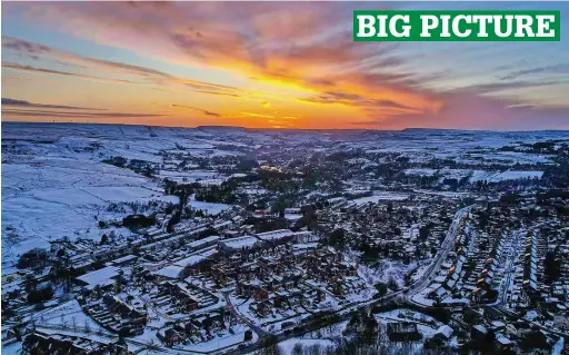  ?? ?? ●●This week’s big picture was taken by Steve Wilson (S.W.DRONE) above Bacup, near New Line. Email your pictures to us at freepressn­ews@menmedia.co.uk or upload them to flickr.com/groups/rossendale­pics