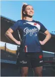  ??  ?? Roosters player Sharon McGrady.