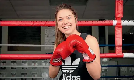  ??  ?? Simone Harris, 25, is the first female coach at Cannons Creek Boxing Academy.