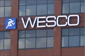  ?? Keith Srakocic/Associated Press ?? A sign marking offices for Wesco in Station Square.