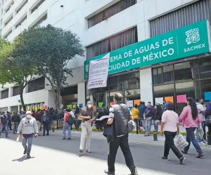  ?? /FEDERICO XOLOCOTZI ?? Para el 1 de junio habrá una nueva administra­ción en el cobro del agua