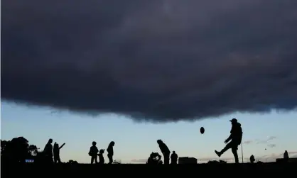  ?? Photograph: Michael Dodge/AAP ?? Amateur sport helps build communitie­s and prevent social isolation.