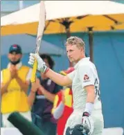  ?? AFP ?? ■
England captain Joe Root went 14 Tests without a century and was delighted to end the barren run with a double in New Zealand.