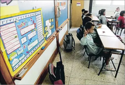  ?? ARCHIVO/KIM MANRESA ?? El decreto de Wert permitió que las clases de primaria tuvieran hasta 30 alumnos