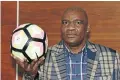  ??  ?? Molefi Ntseki , who has been appointed coach of Bafana Bafana.