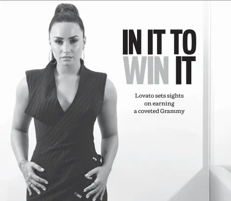  ?? BRIAN ACH/THE ASSOCIATED PRESS/FILES ?? Singer Demi Lovato says she doesn’t let online (or face-to-face) negativity affect her anymore.