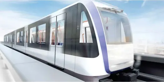  ?? ?? Le chantier de la troisième ligne de métro à Toulouse pourrait être suspendu. (Crédits : image non contractue­lle Alstom/rcp)