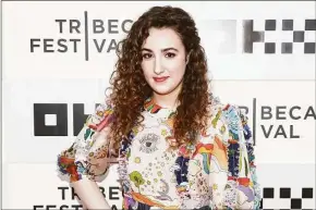  ?? Andy Kropa / Associated Press ?? Actor Vanessa Burghardt attends the premiere for her film “Cha Cha Real Smooth” during the 2022 Tribeca Festival in New York.