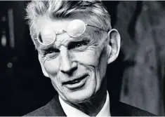 ??  ?? A private man: a BBC film explored the life and work of Irish playwright Samuel Beckett