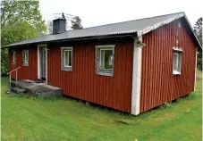  ?? Bild: Lennart Hildingsso­n ?? Skytteföre­ningen i Unnaryd vill överlämna den drygt 60 år gamla hemvärnsgå­rden till kommunen.