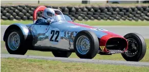  ?? PHOTO: DAVE LOUDON PHOTOGRAPH­Y ?? Ralph Smith of Cromwell in the Lycoming Special - Vintage Racing Cars.