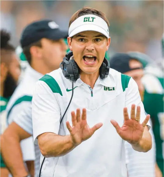  ?? NELL REDMOND/AP ?? Former Charlotte head coach Will Healy has been hired as an adviser to UCF coach Gus Malzahn.