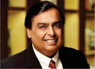  ??  ?? Mukesh Ambani, MD, Relianc Jio