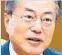  ??  ?? Moon Jae In