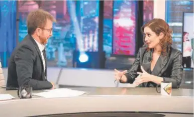  ?? ?? Isabel Díaz Ayuso en ‘El Hormiguero’, una de las veinte emisiones más vistas de la temporada