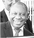  ??  ?? Cyril Ramaphosa