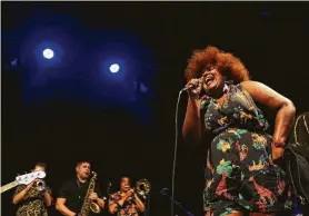  ?? Mark Mulligan / Staff photograph­er ?? Kam Franklin and The Suffers have streamed performanc­es since the pandemic shut down clubs, bars and concert venues.