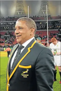  ?? Picture: MARK ANDREWS ?? MORE LATER: Springbok coach Allister Coetzee will engage with the media this week but so far there has been no clarity on what criteria he used when choosing his Rugby Championsh­ips squad