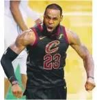  ?? FOTO REUTERS ?? Lebron James, gran esperanza de Cavaliers.