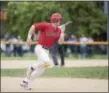  ?? JOHN BLAINE — FOR THE TRENTONIAN — FILE PHOTO ?? Kyle Harrington drove in half of Broad Street Park’s runs Monday with a two-run single.