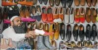  ?? AFP ?? India exported 236 million pairs of shoes in 2016. —