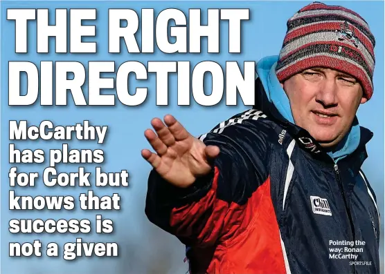  ?? SPORTSFILE ?? Pointing the way: Ronan McCarthy