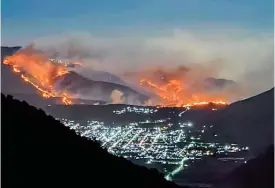  ?? ?? FUEGO. Autoridade­s reportan que están bajo control los incidentes en Huiloapan, Texhuacan y Soledad Atzompa; sigue el combate en Córdoba, Zongolica y Orizaba.