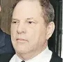  ??  ?? Harvey Weinstein