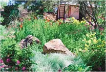  ?? COURTESY OF LIN YESKIE ?? The Bonnie Lowenstein Garden is a demonstrat­ion garden for the Master Gardeners at the Albuquerqu­e Garden Center. The group operates a hotline from March through October to field gardening questions.