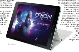  ?? FOTOS: CEDOC. ?? CASO TESTIGO. "Master of Orion", primer producto nac&pop en lograr una calificaci­ón AAA, la más prestigios­a del mundo.