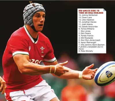  ?? PICTURES: Getty Images ?? Must start: Jonathan Davies’ experience will be crucial in midfield