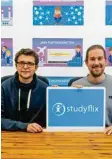  ?? Foto: Studyflix ?? Die Gründer: Reinhard Blech (links) und Benedikt Bergner.