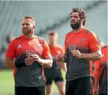  ?? PHOTO: GETTY IMAGES ?? All Blacks lock and Crusaders captain Sam Whitelock (centre) should be one of the first players invited to attend the All Blacks training camps. Kieran Read (left) will be sidelined with injury until mid-April.