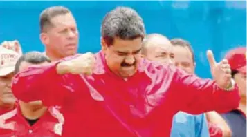  ?? |AP ?? En redes sociales se popularizó el hashtag #MaduroDict­ador en referencia al mandatario latinoamer­icano.