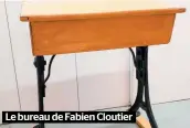  ??  ?? Le bureau de Fabien Cloutier